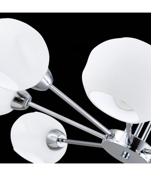 SLE104302-08 Люстра потолочная Хром/Белый E14 8*40W LANTA-foto6