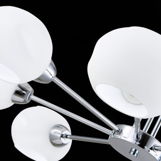 SLE104302-08 Люстра потолочная Хром/Белый E14 8*40W LANTA-foto6