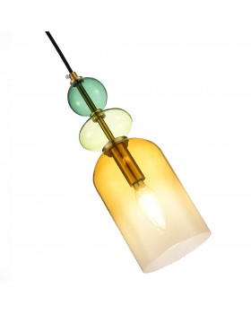 SL2000.213.01 Подвес ST-Luce Золотистый/Янтарный E14 1*40W GEA-foto3