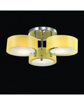 SL483.092.03 Люстра потолочная Хром/Желтый E27 3*60W FORESTA-foto2