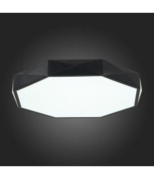 SLE200842-01 Светильник потолочный Черный/Белый LED 1*45W 3000K/4000K/6000K RONDO-foto3