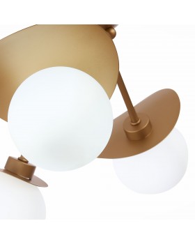 SLE220502-05 Люстра потолочная Золотистый/Белый G9 5*5W BOLZANO-foto3