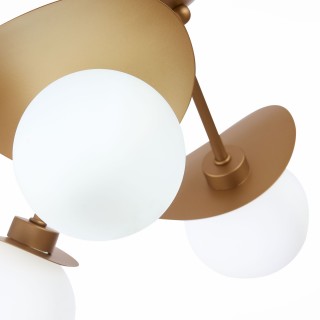 SLE220502-05 Люстра потолочная Золотистый/Белый G9 5*5W BOLZANO-foto3