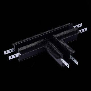 ST007.499.12 Коннектор T-образный для встраиваемого магнитного шинопровода под ГКЛ 12мм ST-Luce Черный SKYLINE 48-foto2