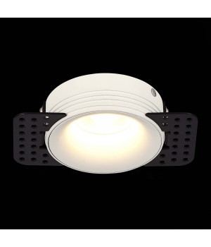 ST218.558.01 Св-к встр. Белый GU10 1*50W IP20 D85xH30 165-265V Без ламп Встраиваемые светильники-foto3