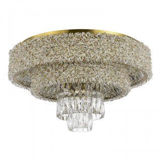 SL1637.302.16 Светильник потолочный ST-Luce Латунь/Прозрачный, Янтарный E14 16*60W SELINE-foto2