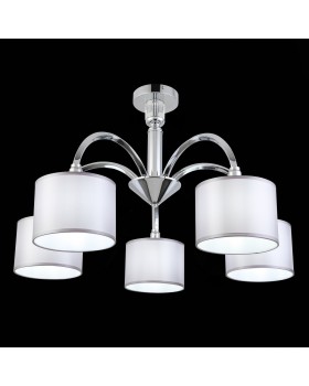 SLE107202-05 Люстра потолочная Хром/Светло-серый E14 5*40W SNERE-foto3