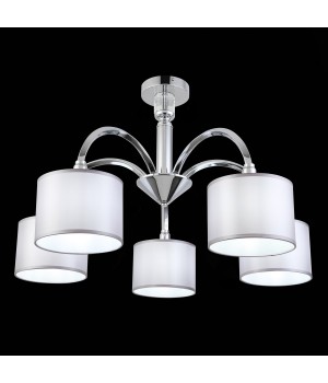 SLE107202-05 Люстра потолочная Хром/Светло-серый E14 5*40W SNERE-foto3