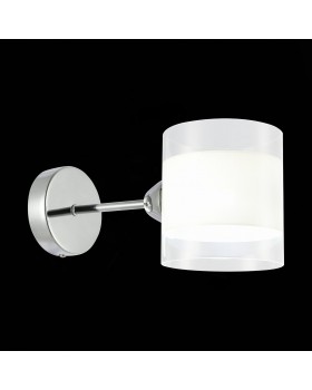 SLE102801-01 Бра Хром/Прозрачный, Белый E14 1*40W MIENTO-foto3