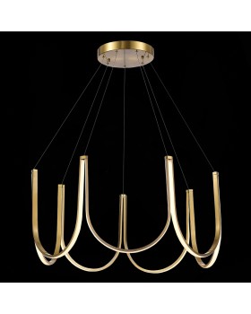 SL6202.203.01 Светильник подвесной ST-Luce Золотистый LED 1*90W 3000K HEIT-foto4