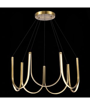 SL6202.203.01 Светильник подвесной ST-Luce Золотистый LED 1*90W 3000K HEIT-foto4