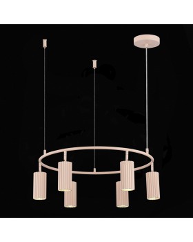 SL1213.603.06 Светильник подвесной ST-Luce Розовый/Розовый GU10 6*5W 4000K KENDO-foto5