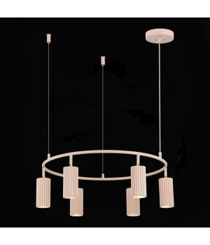 SL1213.603.06 Светильник подвесной ST-Luce Розовый/Розовый GU10 6*5W 4000K KENDO-foto5