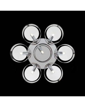 SL483.702.07 Светильник потолочный Хром/Дымчатый E27 7*40W FORESTA-foto8