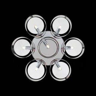 SL483.702.07 Светильник потолочный Хром/Дымчатый E27 7*40W FORESTA-foto8