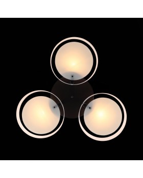 SL483.402.03 Люстра потолочная Черный/Белый E27 3*60W FORESTA-foto6