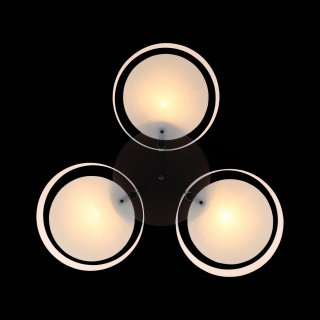 SL483.402.03 Люстра потолочная Черный/Белый E27 3*60W FORESTA-foto6