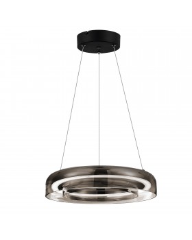 SL6019.323.01 Светильник подвесной ST-Luce Черный/Дымчатый, Белый LED 1*18W 3000K FORAY