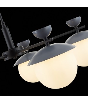 SLE220202-05 Светильник потолочный Черный, Серый/Белый G9 5*5W GENOVA-foto6