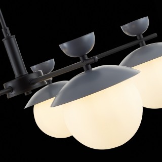 SLE220202-05 Светильник потолочный Черный, Серый/Белый G9 5*5W GENOVA-foto6