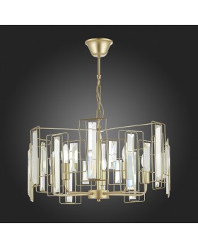 SLE103403-05 Люстра подвесная Шампань/Прозрачный E14 5*40W GIANO-foto5