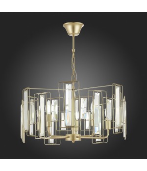 SLE103403-05 Люстра подвесная Шампань/Прозрачный E14 5*40W GIANO-foto5