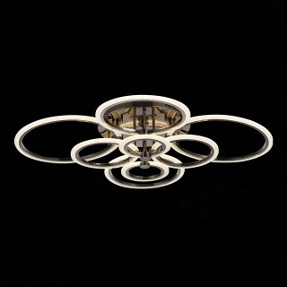 SLE500582-08 Светильник потолочный Темный хром/Белый LED 1*212W 3000-6000K CERINA-foto7