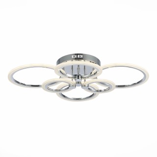 SLE500512-06 Светильник потолочный Хром/Белый LED 1*132W 3000-6000K CERINA