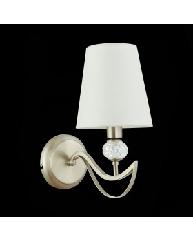 SLE111201-01 Бра Никель, прозрачный/Белый E14 1*40W BERGAMO-foto4