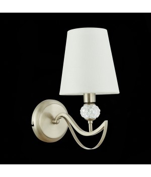 SLE111201-01 Бра Никель, прозрачный/Белый E14 1*40W BERGAMO-foto4