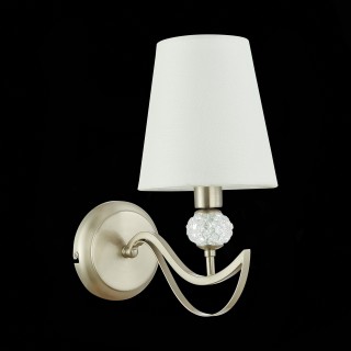 SLE111201-01 Бра Никель, прозрачный/Белый E14 1*40W BERGAMO-foto4