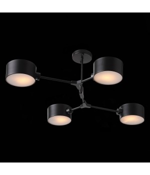 SLE183402-04 Люстра потолочная Черный/Черный E14 4*60W GIMENTO-foto7