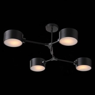 SLE183402-04 Люстра потолочная Черный/Черный E14 4*60W GIMENTO-foto7