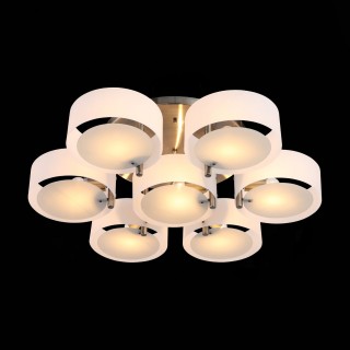 SL483.352.07 Светильник потолочный Бронза/Белый E27 7*60W FORESTA-foto9