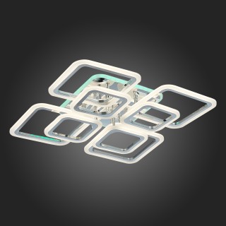 SLE200412-08RGB Светильник потолочный Хром/Белый LED 1*176W RGB 10W 3000-6000K QUTRO-foto7
