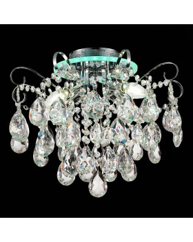 SLE160002-04 Светильник потолочный Хром/Прозрачный E14, LED 4+1*40/5(подсветка)W LITERO-foto9