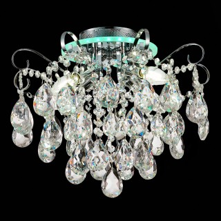 SLE160002-04 Светильник потолочный Хром/Прозрачный E14, LED 4+1*40/5(подсветка)W LITERO-foto9