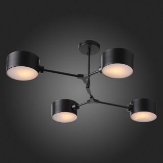SLE183402-04 Люстра потолочная Черный/Черный E14 4*60W GIMENTO-foto3
