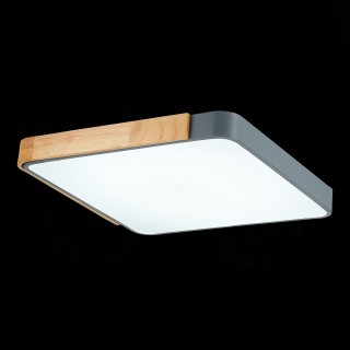 SLE201272-01 Светильник потолочный Серый, Светлое дерево/Белый LED 1*42W 3000K/4000K/6000K FESTA-foto7