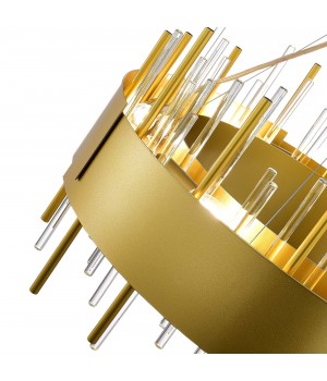 SL1633.203.12 Люстра подвесная ST-Luce Матовое золото/Матовое золото,Прозрачный E14 12*40W OLVERA-foto4