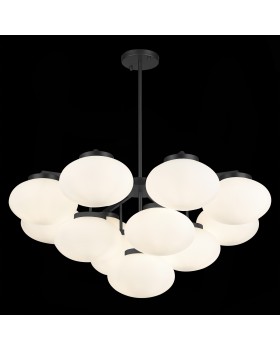 SL1503.403.13 Люстра подвесная ST-Luce Черный/Белый E27 13*40W MODICA-foto2