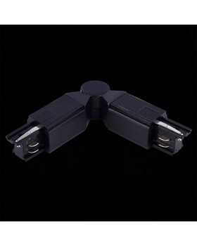 ST030.409.18 Поворотный угол для трехфазного шинопровода ST-Luce Черный Трехфазная трековая система-foto2