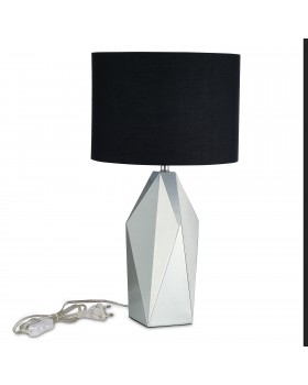 SL1004.904.01 Прикроватная лампа ST-Luce Серебристый/Черный E27 1*40W MARIONI-foto2