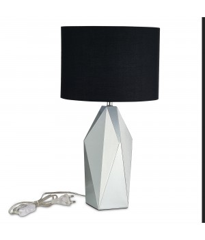 SL1004.904.01 Прикроватная лампа ST-Luce Серебристый/Черный E27 1*40W MARIONI-foto2