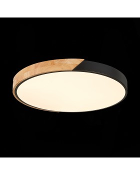 SLE200942-01 Светильник потолочный Черный, Светлое дерево/Белый LED 1*45W 3000K/4000K/6000K FESTA-foto8