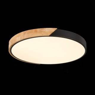 SLE200942-01 Светильник потолочный Черный, Светлое дерево/Белый LED 1*45W 3000K/4000K/6000K FESTA-foto8