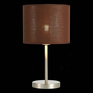 SLE300594-01 Прикроватная лампа Никель/Золотистый, Коричневый E27 1*40W BRESCIA-foto3