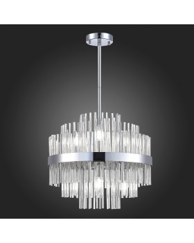 SL1634.103.06 Люстра подвесная ST-Luce Хром/Прозрачный E14 6*60W RENS-foto5