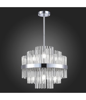 SL1634.103.06 Люстра подвесная ST-Luce Хром/Прозрачный E14 6*60W RENS-foto5