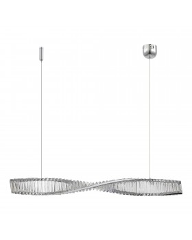 SL6205.123.01 Светильник подвесной ST-Luce Хром/Прозрачный LED 1*25W 3000K ELICA-foto2